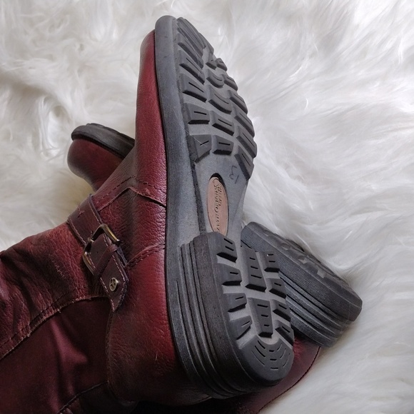 Earth Origins Penelope brown leather boots sz 7W. - Picture 14 of 15